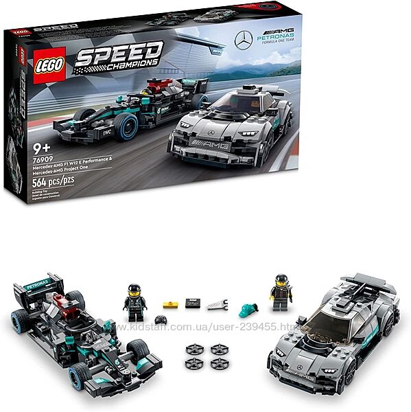 Конструктор Лего 76909 гоночные автомобили LEGO Speed Champions