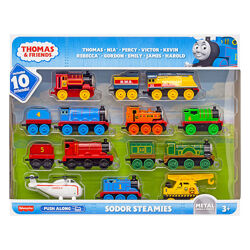 Томас и друзья паровозики 10 штук Thomas and Friends Trackmaster GFF07