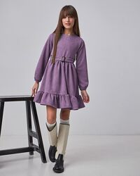 Нарядна сукня на дівчинку 134-158 см Замш 002687