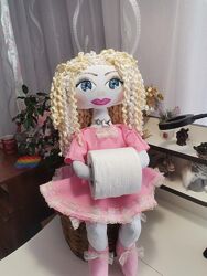 Лялька тримач туалетного паперу