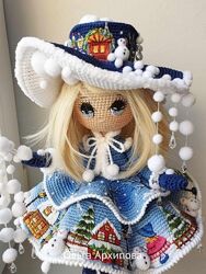 Куколка Зимушка из серии Времена года Ольга Архипова