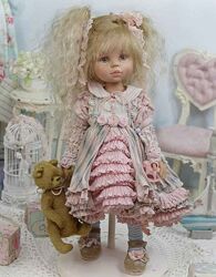 Платье для куклы Ариша и Кукольные нежности