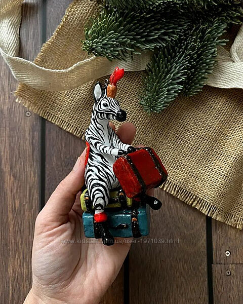 Ватная игрушка Зебра cottontoysst