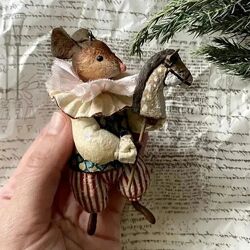 Ватная игрушка Мышка cottontoysst