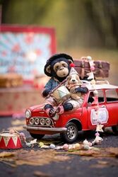 Обезьяна мистер Тумнус и пёс Тефтя. The Monkey Show Таисия Клонингер