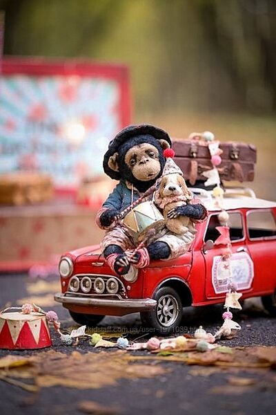 Обезьяна мистер Тумнус и пёс Тефтя. The Monkey Show Таисия Клонингер