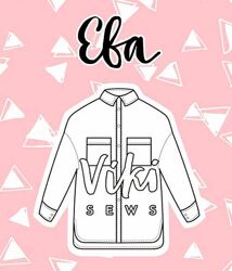Женская выкройка. Рубашка ЕВА VikiSews