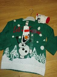 Новогодний свитер, кофта  134&140 c&a