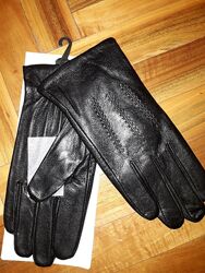 Перчатки рукавиці чоловічі шкіра оленя підкладка фліс 