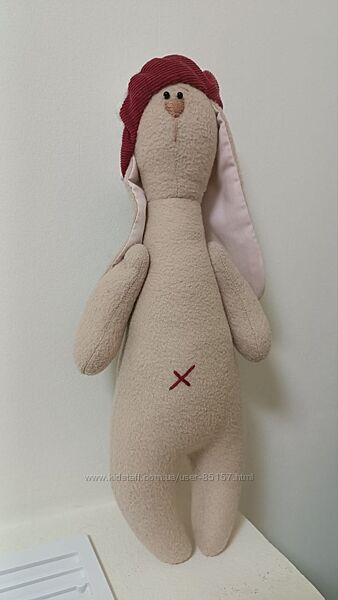 Іграшка зайчик хенд мейд тільда