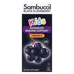 Sambucol, сироп із чорної бузини, для дітей, з ягідним смаком, 120мл/230мл