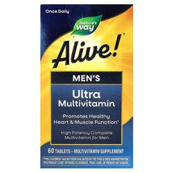 Nature&acutes Way, Alive мультивитамины для мужчин/женщин 60шт