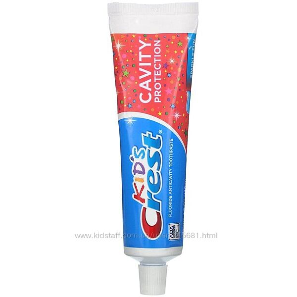 Crest, Kids, Sparkle Fun, дитяча зубна паста проти карієсу з фтором, 130г 