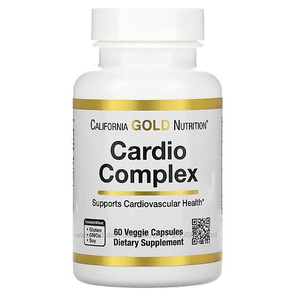 California Gold Nutrition, комплекс для здоров&acuteя серця, 60 капсул