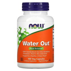 Now Foods , Water Out, водний баланс, 100 вегетаріанських капсул  