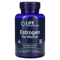 Life Extension, естроген для жінок, 30 вегетаріанських таблеток