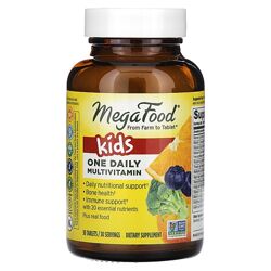 MegaFood, Kids One Daily, мультивітаміни для дітей,30/60шт