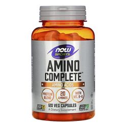 NOW Foods, Sports, Amino Complete, амінокислоти, 120/360  рослинних капсул 