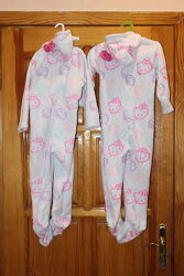 Набор 2 шт. теплый ромпер слип пижама меховушка на 3-4 года