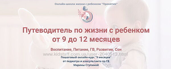Марина Ступина -  Путеводитель по жизни с ребенком от 9 до 12 месяцев