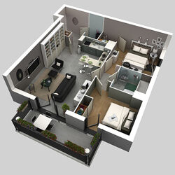 Дмитрий Мудров - 3D визуализация интерьера квартиры 3ds max. Полный курс