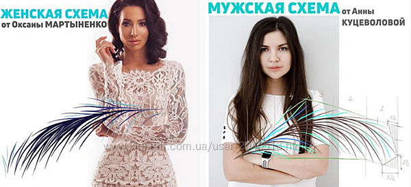 Оксана Мартыненко, Анна Куцеволов - Схемы в волосковой технике