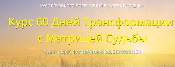 Дмитрий Воронов - 60 дней трансформации с матрицей судьбы. Пакет Мастер
