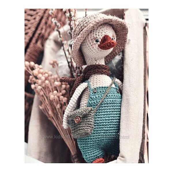 Юлия Устименко - Мастер класс по вязанию гуся крючком 20-22 см