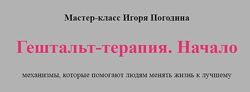 Игорь Погодин - Гештальт-терапия. Начало