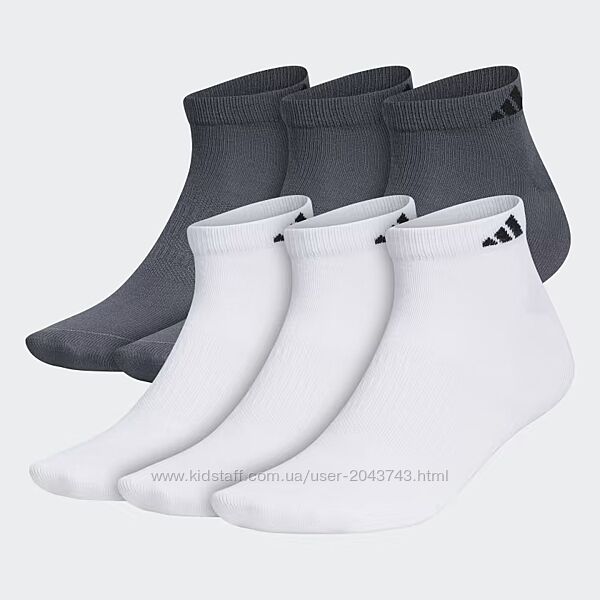 Шкарпетки Adidas SUPERLITE LOW-CUT SOCKS 6 PAIRS оригінал з США носки