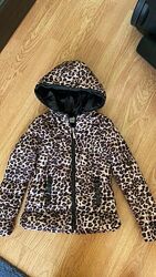 Куртка деми 5-6лет Отличная Леопардовая