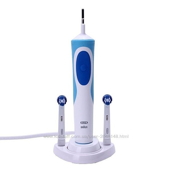 Подставка для электрической зубной щетки и 2 сменных насадок Oral-B