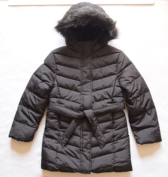 Теплый непромокаемый пуховик-пальто на меху из США Childrens Place 5-12 лет