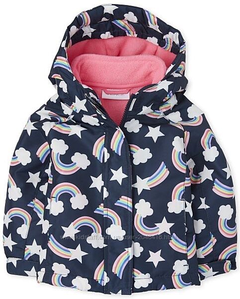 Зимняя куртка 3 в 1 Childrens Place США с капюшоном и флисом