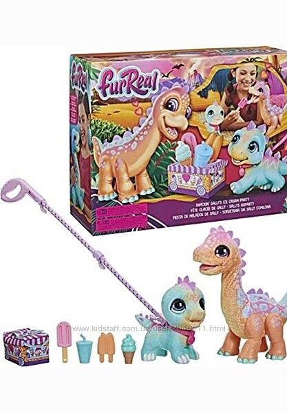 Інтерактивна іграшка Динозаври Діно FurReal Snackin Sallys Ice Cream Party