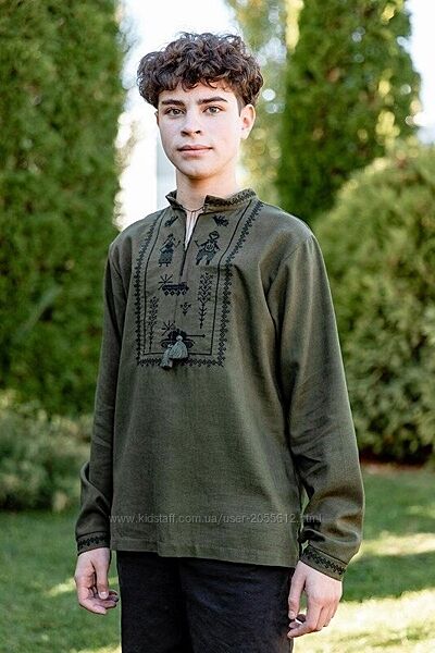 Вишиванка хлопчача тема мілітарі