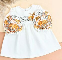 Тепла сукня вишиванка для дівчинки 