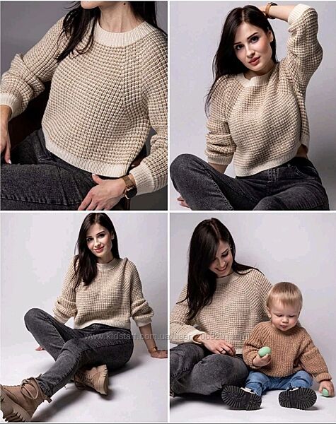 Лариса Попович la. na. knit  светр Basic  дорослий 2024