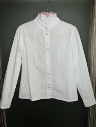 Белая рубашка в школу р.122 6-7лет