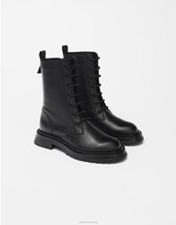 Деми Ботинки ZARA р.35 из натуральной кожи 