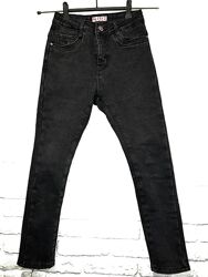 Стрейчевые джинсы на флисе 8-10лет