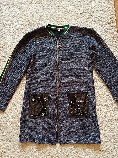 Кардиган дівчинці з паєтками 164 р