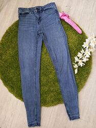 Благодійний проект - класичні джинси Esmara завужені та облягаючі сині