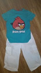 Костюм летний на 11-12 лет 146-152р. Angry birds