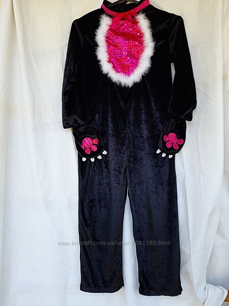 Карнавальний костюм Чорна кішечка на 9-10 років