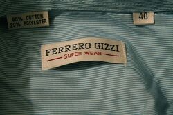 Сорочка в вертикальну смужку ferrero gizzi, рубашка в вертикальную полоску