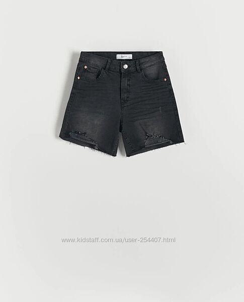 Класні джинсові шорти з потертостями Польща Розмір L 48 