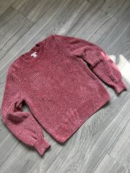 Вязаний обємний стильний светр оверсайз від h&м