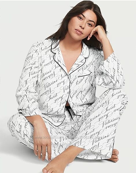 Flannel Long Pijama Set Фланелеві піжами Victoria&acutes secret 