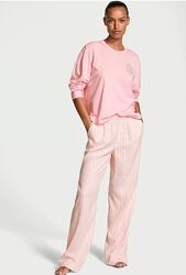 Flannel Long-Sleeve Tee-Jama, XS/Regular, Victoria&acutes Secret 